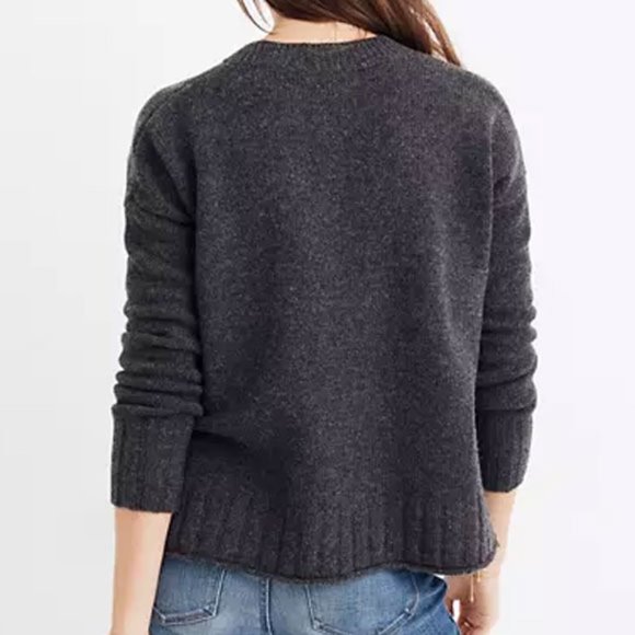 Madewell Gray Starry Night Pullover Sweater - Picture 2 of 10